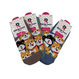 Kadın Figürlü Patik Çorap 4 Adet