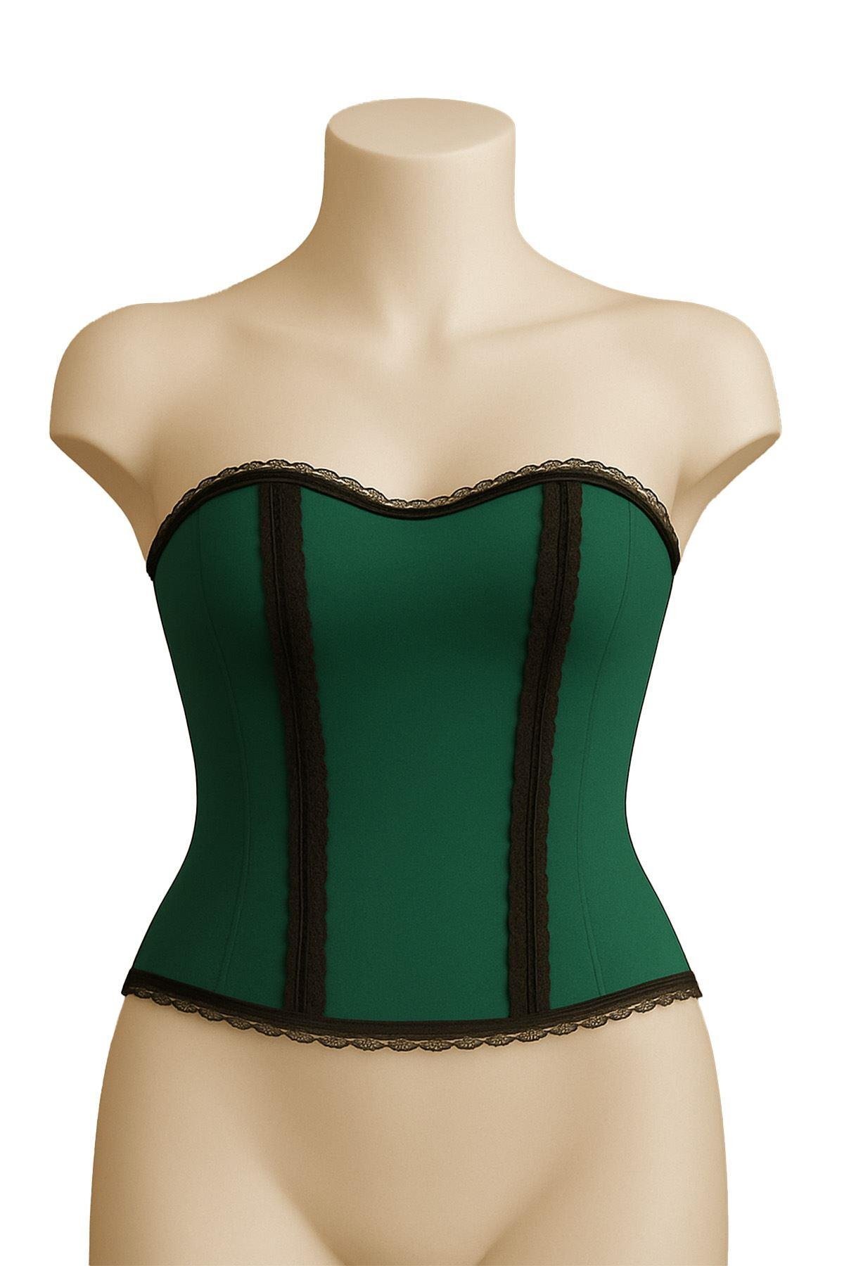 YEŞİL MI Emay 9155 F Fırfırlı Terletici Büstiyer