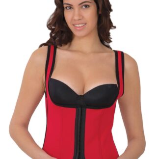 KIRMIZI MI 9173 Agraflı Göğsü Açık Atlet Korse