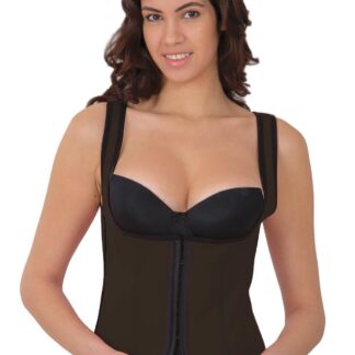 KAHVE MI 9173 Agraflı Göğsü Açık Atlet Korse