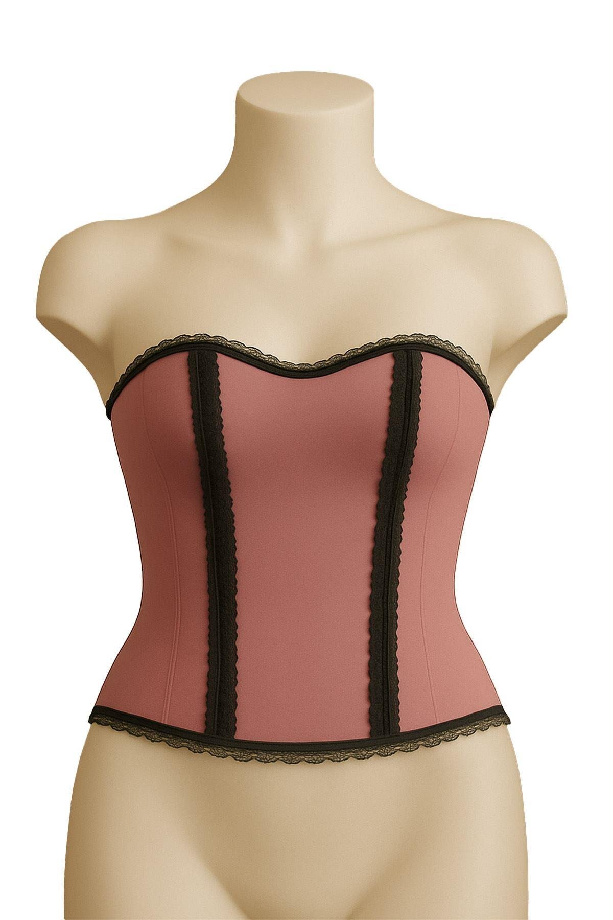 PEMBE MI Emay 9155 F Fırfırlı Terletici Büstiyer