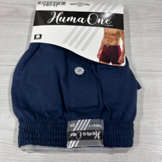 Huma One Erkek Havlu Bel Düz Boxer Battal Boy 3XL Lacivert Renk
